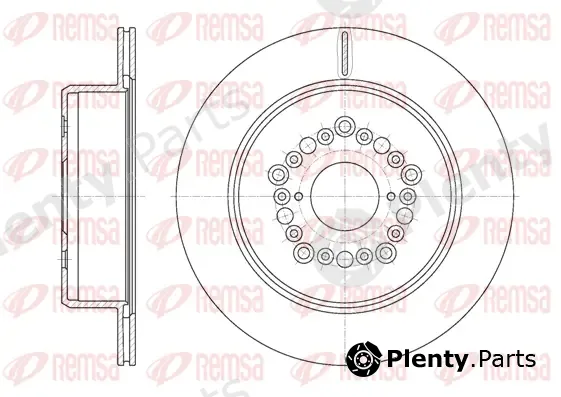 Kawe 6125410 — Brake Disc
