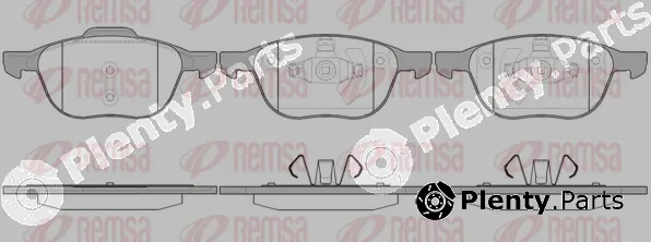 Kawe 108200 — Brake Pad Set, disc brake