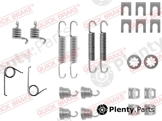Kawe 105-0554 — Accessory Kit, brake shoes