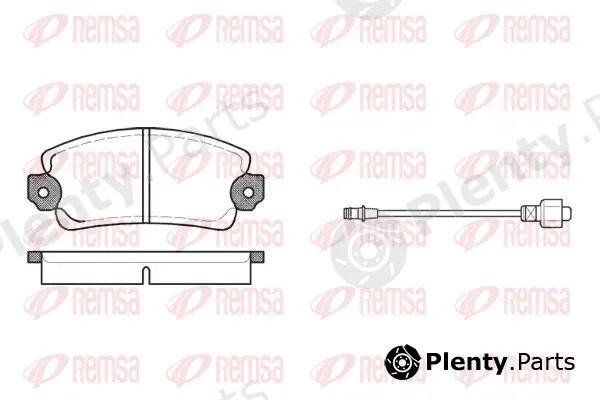 Kawe 002512 — Brake Pad Set, disc brake