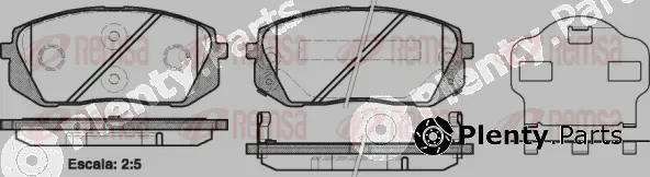 Kawe 130202 — Brake Pad Set, disc brake