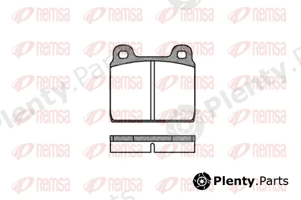 Kawe 000200 — Brake Pad Set, disc brake