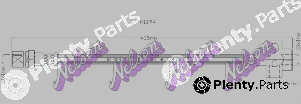 Kawe H1674 — Brake Hose