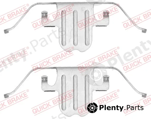 Kawe 109-1751 — Accessory Kit, disc brake pad