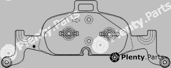Kawe 169110 — Brake Pad Set, disc brake