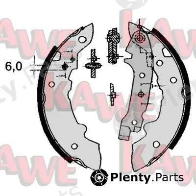 Kawe 04320 — Brake Shoe Set