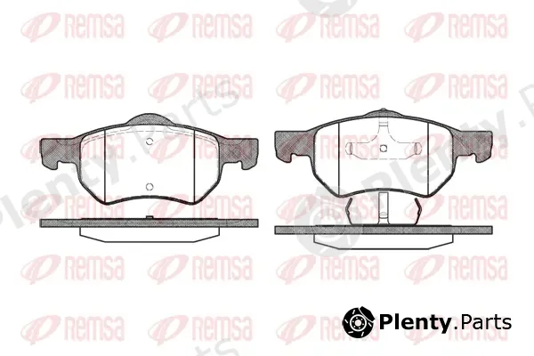 Kawe 088200 — Brake Pad Set, disc brake