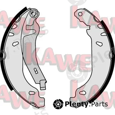 Kawe 07820 — Brake Shoe Set