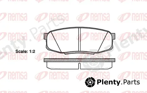 Kawe 127200 — Brake Pad Set, disc brake