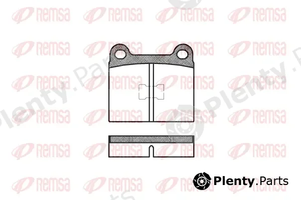 Kawe 001700 — Brake Pad Set, disc brake