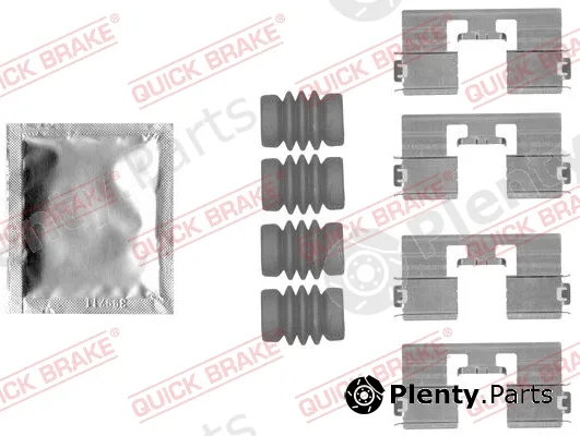 Kawe 109-1818 — Accessory Kit, disc brake pad