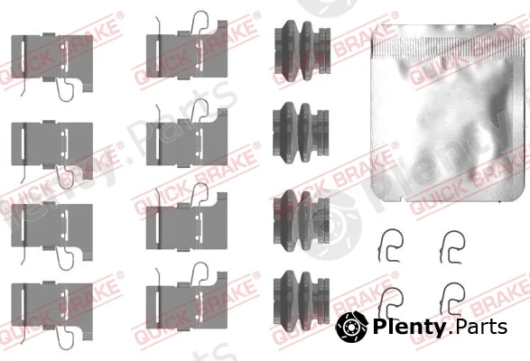 Kawe 109-0084 — Accessory Kit, disc brake pad