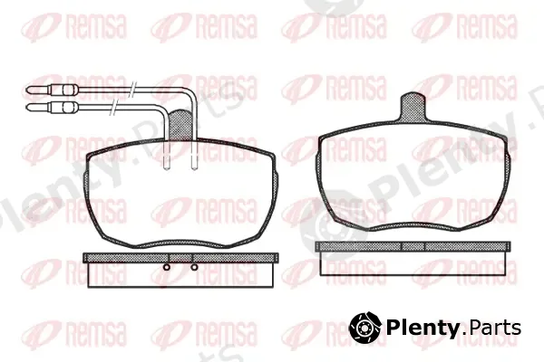 Kawe 005604 — Brake Pad Set, disc brake