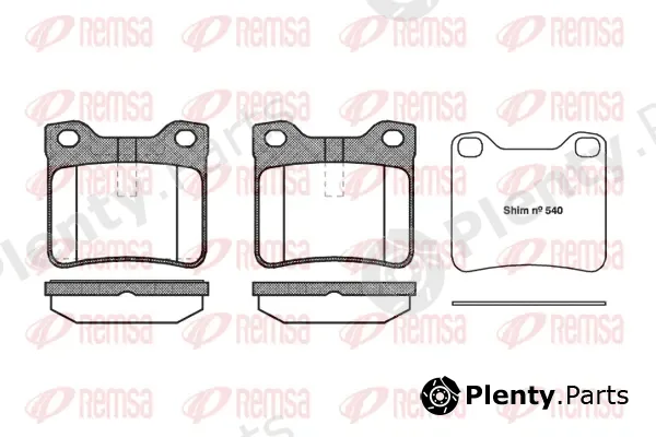 Kawe 032110 — Brake Pad Set, disc brake