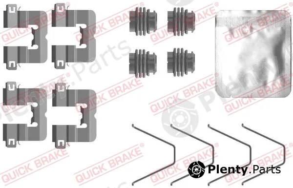 Kawe 109-0114 — Accessory Kit, disc brake pad