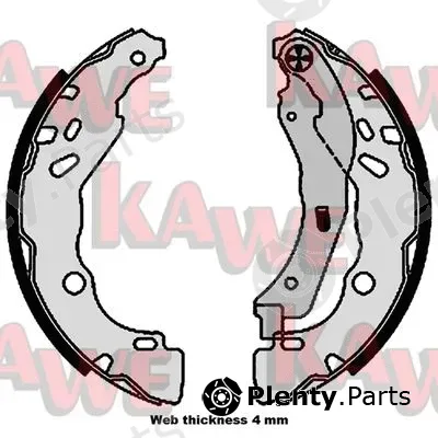 Kawe 01109 — Brake Shoe Set