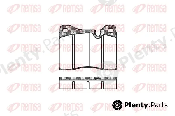 Kawe 001130 — Brake Pad Set, disc brake