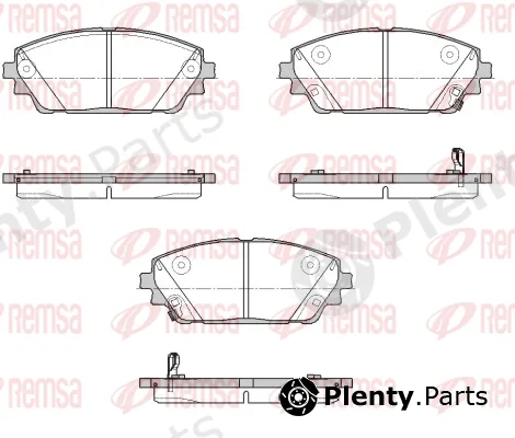 Kawe 190002 — Brake Pad Set, disc brake