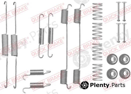 Kawe 105-0861 — Accessory Kit, brake shoes