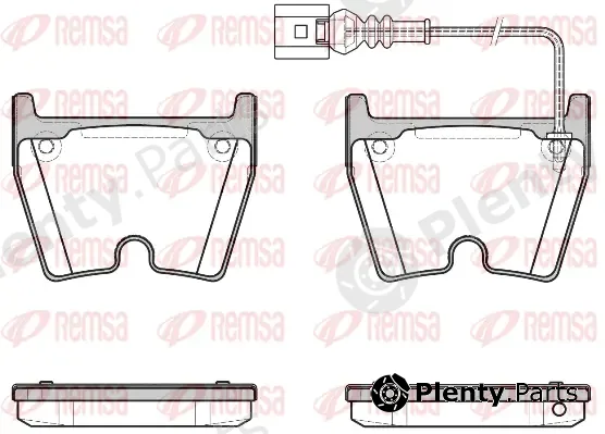 Kawe 089611 — Brake Pad Set, disc brake