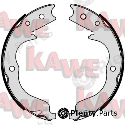 Kawe 09860 — Brake Shoe Set, parking brake