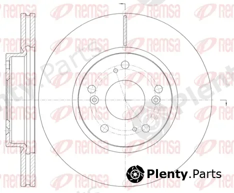 Kawe 698610 — Brake Disc