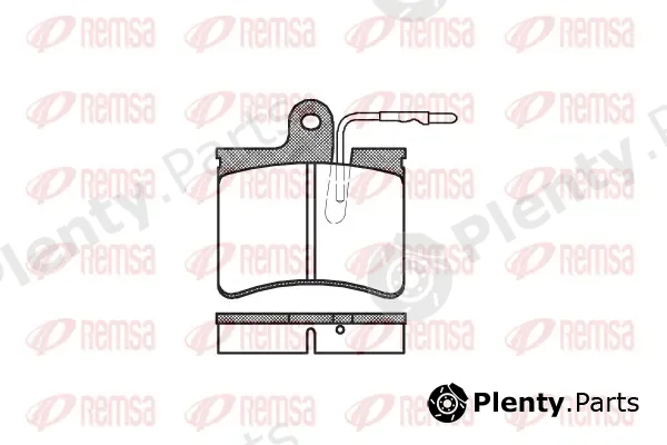 Kawe 012504 — Brake Pad Set, disc brake