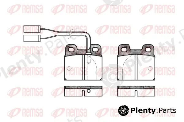 Kawe 000501 — Brake Pad Set, disc brake
