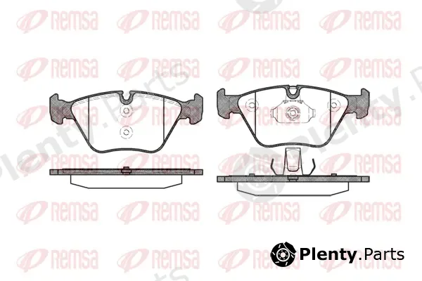 Kawe 096300 — Brake Pad Set, disc brake