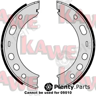 Kawe 09000 — Brake Shoe Set, parking brake