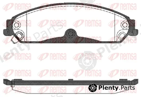 Kawe 112804 — Brake Pad Set, disc brake