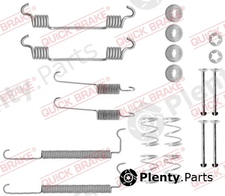 Kawe 105-0710 — Accessory Kit, brake shoes