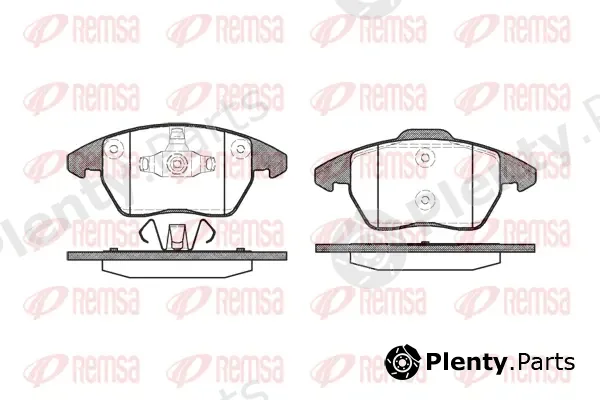 Kawe 103010 — Brake Pad Set, disc brake