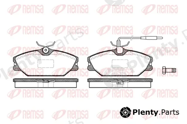 Kawe 020812 — Brake Pad Set, disc brake