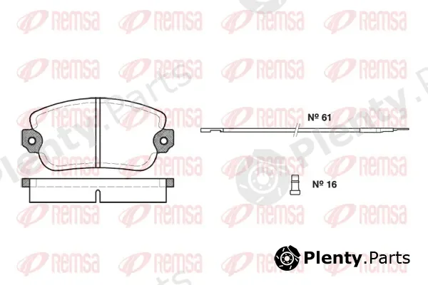 Kawe 002402 — Brake Pad Set, disc brake