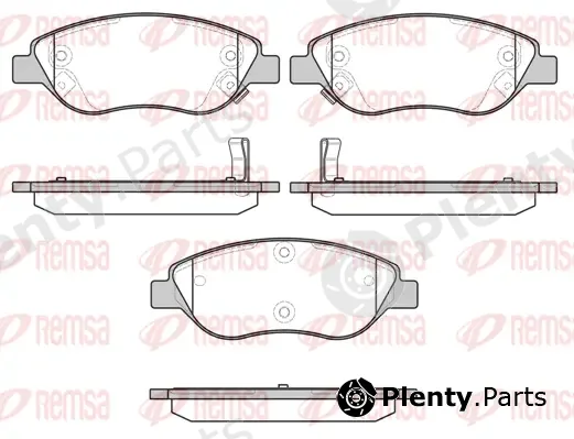 Kawe 086012 — Brake Pad Set, disc brake