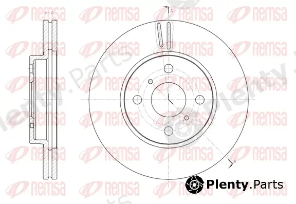 Kawe 6180910 — Brake Disc
