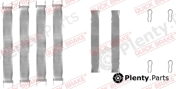 Kawe 109-0937 — Accessory Kit, disc brake pad
