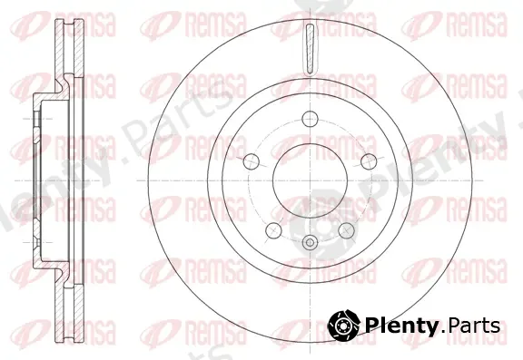 Kawe 6182910 — Brake Disc