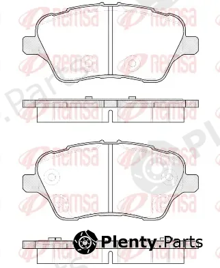 Kawe 151400 — Brake Pad Set, disc brake