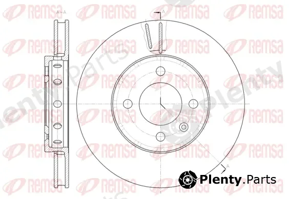 Kawe 6148410 — Brake Disc