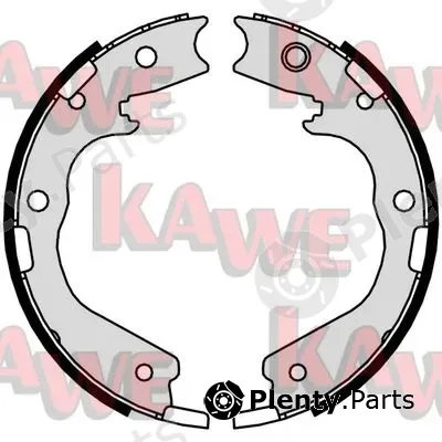Kawe 01078 — Brake Shoe Set, parking brake