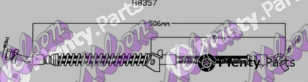 Kawe H8357 — Brake Hose