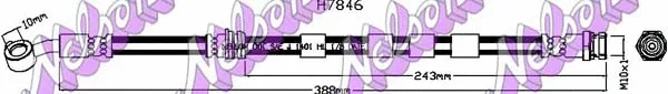 Kawe H7846 — Brake Hose