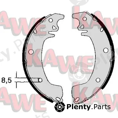 Kawe 03130 — Brake Shoe Set