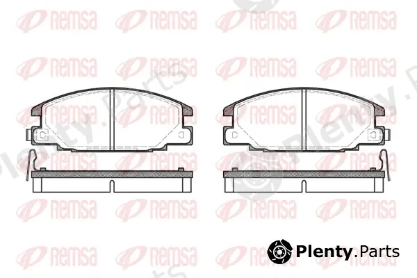 Kawe 023804 — Brake Pad Set, disc brake