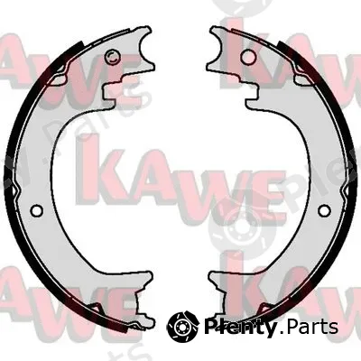 Kawe 09590 — Brake Shoe Set, parking brake
