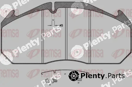 Kawe JCA506.31 — Brake Pad Set, disc brake HEAVY DUTY