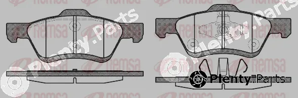 Kawe 112400 — Brake Pad Set, disc brake