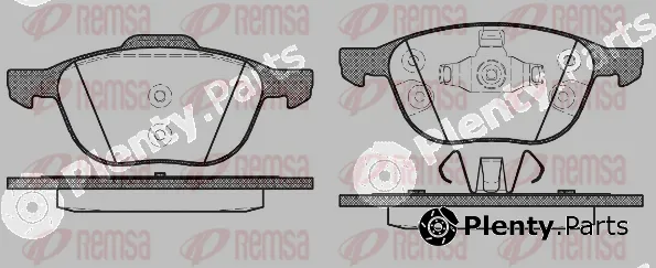 Kawe 108230 — Brake Pad Set, disc brake